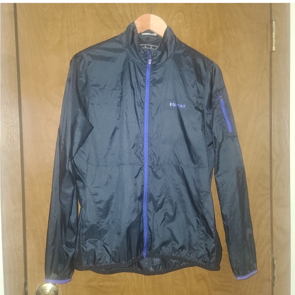 MARMOT Super Lightweight Zip-Up Jacket,  size L